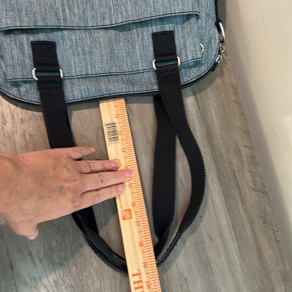 Kipling Denim Look Shoulder Bag - Picture 13 of 14